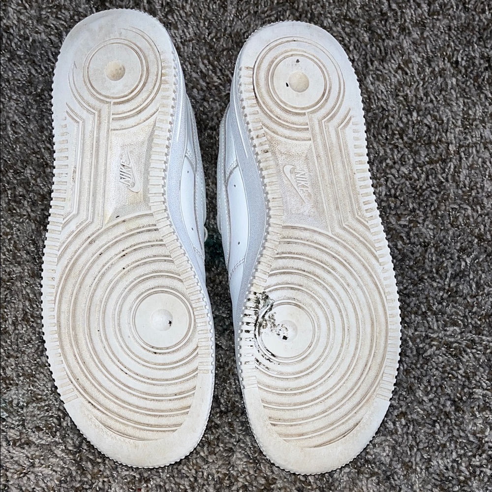 Nike Air Force One White Sneakers - Picture 7 of 10